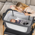 TotRun Bassinet Bedside Sleeper, Rocking Bassinets - Image 7