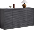 SICOTAS Buffet Cabinet with Storage Accent Sideboard Modern Credenza with Doors by SICOTAS