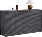 SICOTAS Buffet Cabinet with Storage Accent Sideboard Modern Credenza with Doors by SICOTAS