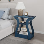 FROMJBEST End Table with Charging Station, Side Table with USB Ports and Outlets - Image 5