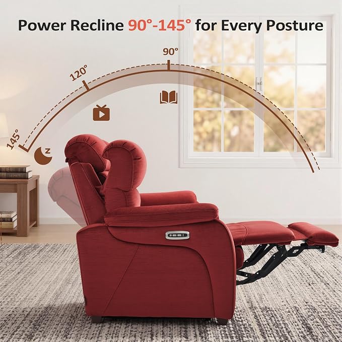 MCombo 87.2'' Wall Hugger Power Recliner Sofa - Image 5