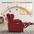 MCombo 87.2'' Wall Hugger Power Recliner Sofa - Image 5
