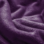 BEDELITE Fleece Blanket Soft Plush Oversized Bed Blanket Purple 120"x120" | - Image 6