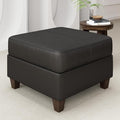EASE MOOSE Faux Leather Square Ottoman Module by EASEMOOSE