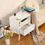 Lerliuo Rattan Nightstands set of 2 - Image 4