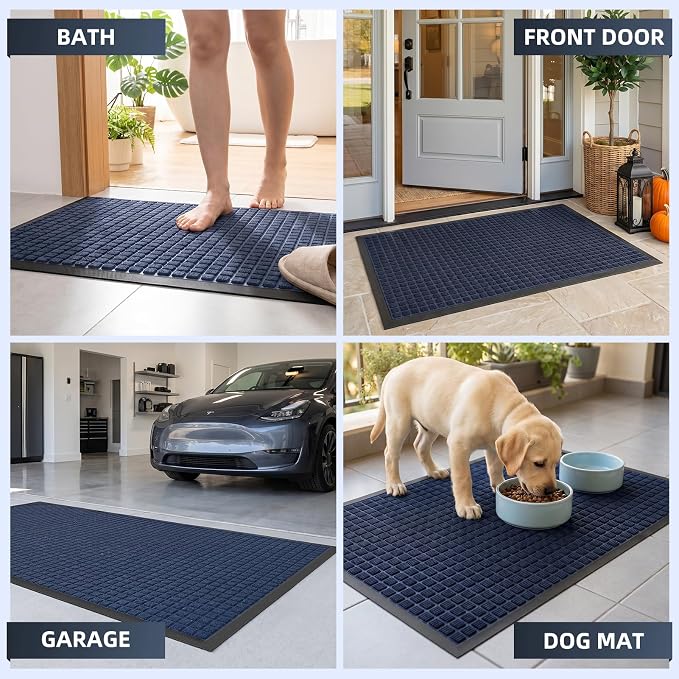 Front Door Mat Outside Entrance, Heavy Duty Waterproof Doormat | 31.5"x20" - Image 8
