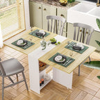Tiptiper Folding Dining, Versatile Dinner Table - Image 2