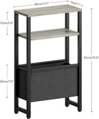 Narrow Side Table, Slim End Table - Image 3