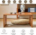 Folding Coffee Table, Foldable Japanese Floor Table No Assembly, Low Coffee - Image 6