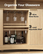 Marsail 47.2" Bar Cabinets - Image 4