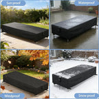 Chaise Lounge Covers, 2 Pack Waterproof Outdoor Lounge Chair Covers - Image 7