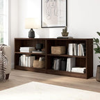 Bush Home Small 2 Shelf Bookcase, 2 Tier Bookshelf Storage Cabinet - Image 4