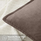 MIULEE Decorative Linen Pillow Covers 20x20 Inch Malt Ball | Boho Farmhouse​ - Image 2
