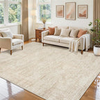 Aelenmu 5x7 Area Rugs for Living Room Washable Bedroom Dining Room Beige | - Image 3