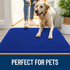 OLANLY Dog Door Mat for Muddy Paws 40x24, Super Absorbent Chenille Mud Mat | - Image 6