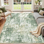 RELEANY Washable 2'x3' Abstract Area Rug - Image 9