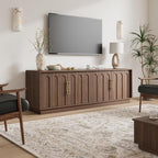 FORTUNETEC TV Stand for 75 Inch TV, Mid Century Modern TV Stand - Image 9