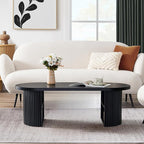 Oval Fluted Coffee Table - Image 8
