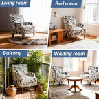 Butterfly Accent Chair, Floral Print Armchair - Image 7