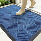 OLANLY Front Door Mat Outside Entrance 35x23, Waterproof Heavy-Duty Doormat | by OLANLY