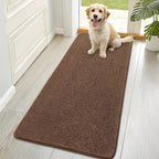 OLANLY Dog Door Mat for Muddy Paws 70x35, Super Absorbent Chenille Mud Mat | by OLANLY