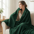 Exclusivo Mezcla Soft Waffle Fleece Bed Blanket Twin XL Size, Cozy Fluffy Design - Image 2