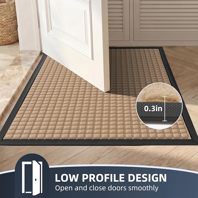 Front Door Mat Outside Entrance, Heavy Duty Waterproof Doormat | 61.5"x36" - Image 7