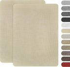 SYLVASS 8x11 Inch Fabric Repair Patches, Self-Adhesive Linen Patch by Sylvass