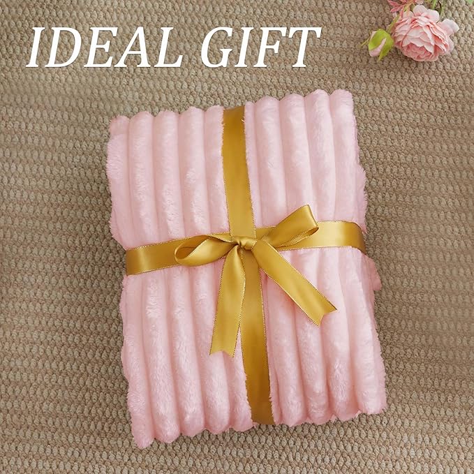 BEDELITE Ribbed Twin Blanket for Couch & Bed, Warm Yet Lightweight, Ribbed - Image 6