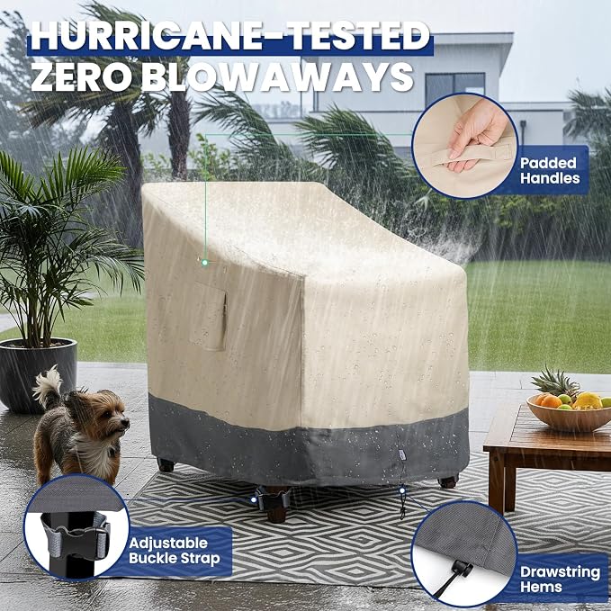 Extra Heavy Duty Outdoor Chair Covers Waterproof - Image 5
