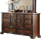 First of a Kind Santa Monica Traditional 5 Piece Queen Bedroom Set - Image 5