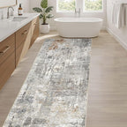 LOONGRUG Runner Rug 3x10 Washable Non-Slip Kitchen Neutral Modern Rug | - Image 5