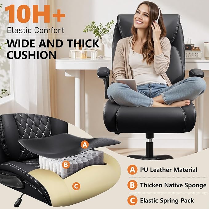 BESTFAIR Office Chair, Ergonomic Computer Desk Chairs - Image 7
