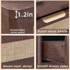 LEYAOYAO Rattan Nightstands Set of 2 - Image 6
