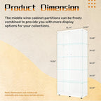 LFT HUIMEI2Y Glass Display Cabinet 5-Shelf - Image 2
