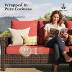 HERA'S HOUSE High Back Swivel Patio Furniture Set - Image 2