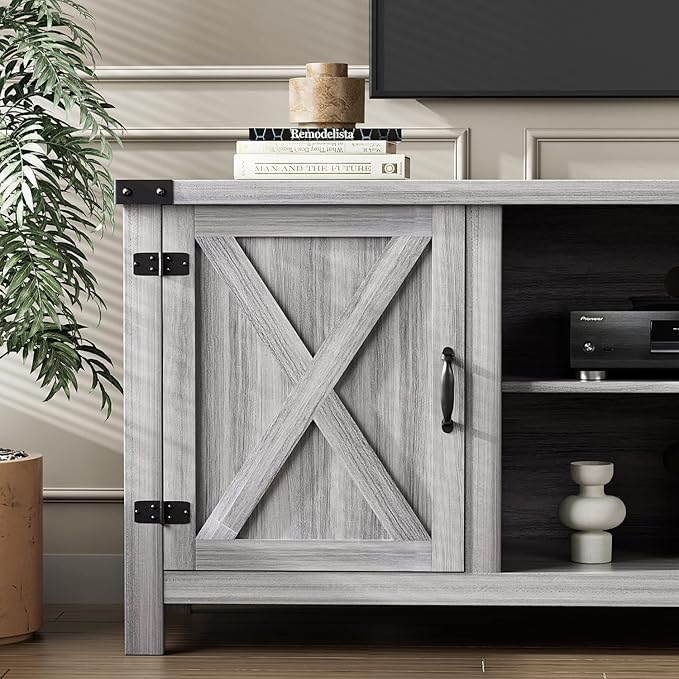 YESHOMY Modern Farmhouse TV Stand - Image 5
