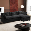 Ihanherry 111.4" L Shaped Modern Sofa Modular Sectional Cloud Couch by iHanHerry