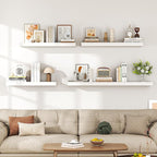 Dreamland 32" Floating Shelves for Wall, Wall-Mounted Shelves for Bedroom - Image 7