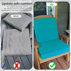 Sqodok Outdoor Cushion Covers 24x22 inch, Wicker Chair - Image 8