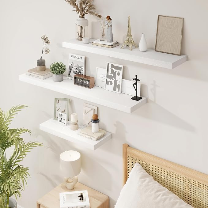 Acovy 16 Inch Floating Shelves, 9.3" Deep Floating Shelf Wall Mounted, Rustic - Image 7