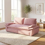 73.2" Sofa Bed Queen, 3-in-1 Pull Out Sofa Bed - Image 10