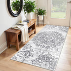 HEBE Hallway Runner Rug 3'x6', Washable Non Slip Kitchen Rug Runner | Soft Boho by HEBE