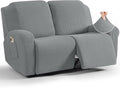 TAOCOCO Recliner Loveseat Slipcover, 6 Pieces Dual Recliner Sofa Covers by TAOCOCO