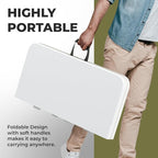 Our Modern Space 34" Square Foldable Table - Image 6