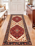 SERISSA 2x5 Washable Non Slip Boho Runner Rug - Image 5