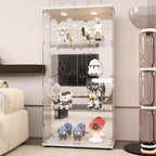 LFT HUIMEI2Y Glass Display Cabinet 4-Shelf by LFTHUIMEI2Y