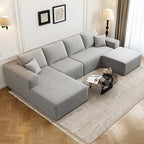 135.4" Cloud Modular Sectional Sofa by Settab