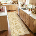 Vacuum-Friendly, 2x8 Washable Area Rug by meejou