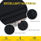 NICETOWN Black Blackout Curtains 40 inch Curtains - Image 4